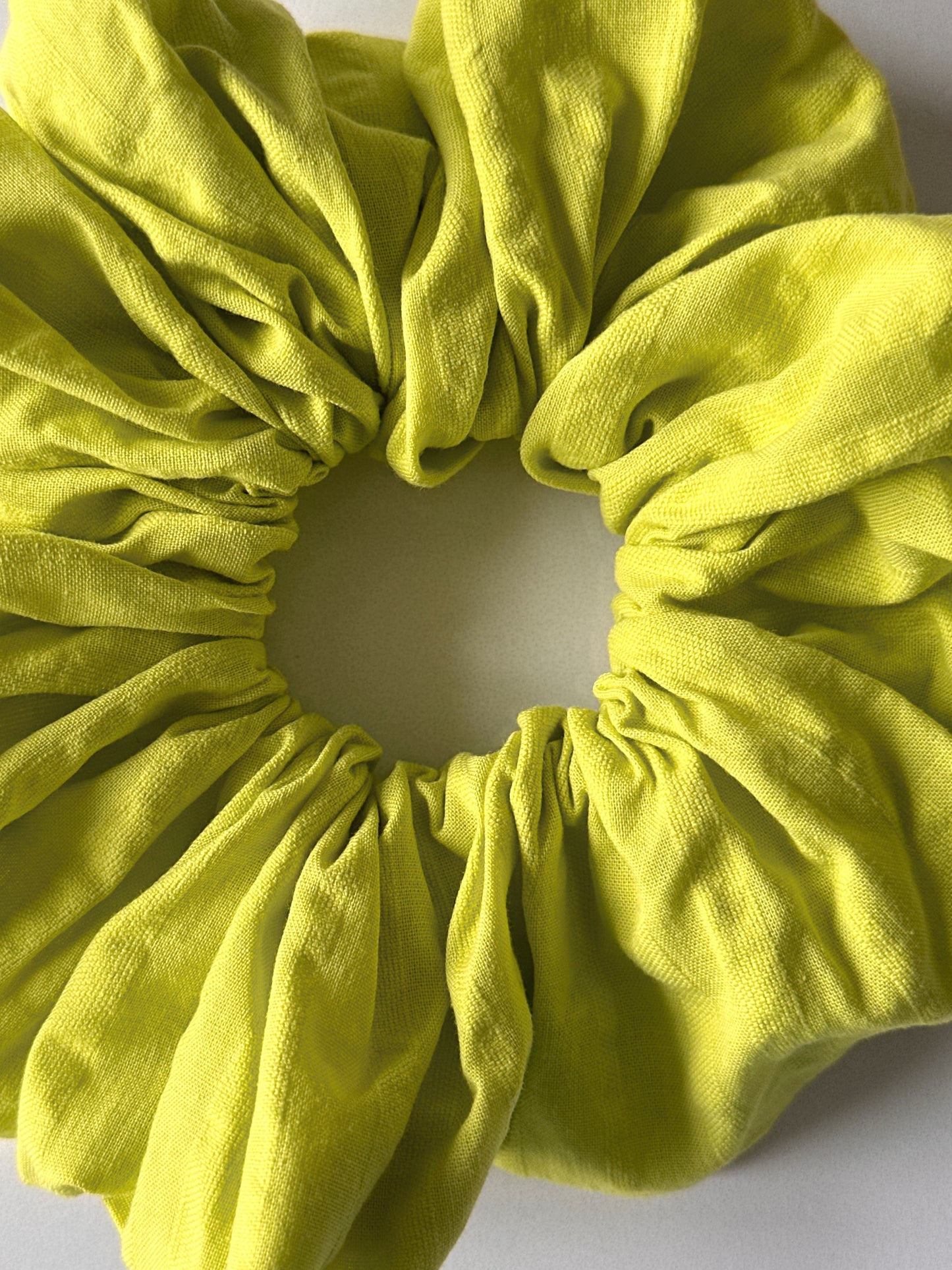 Lime Green Oversized Scrunchie