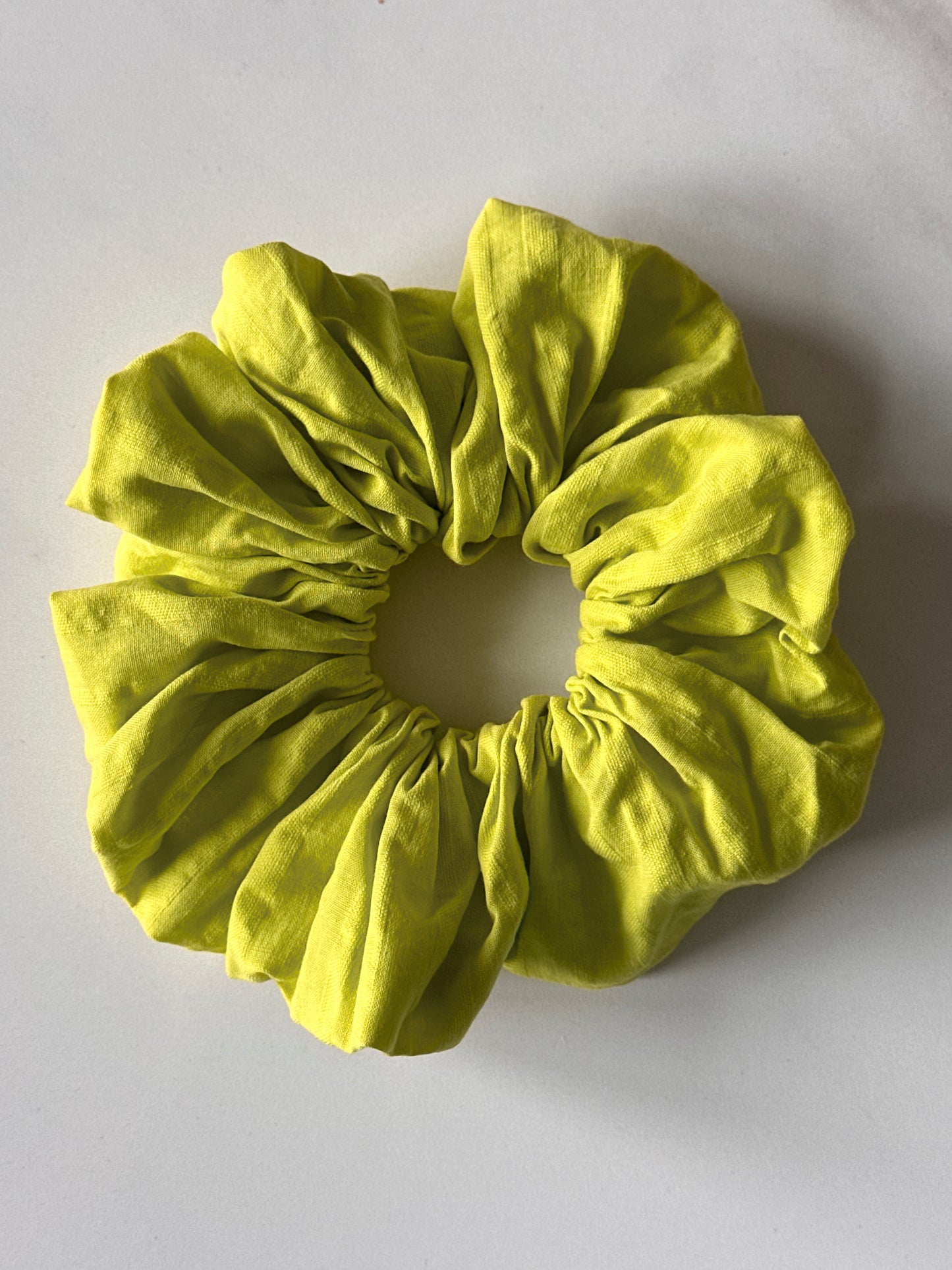 Lime Green Oversized Scrunchie