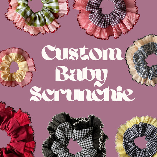 Custom Baby Scrunchie