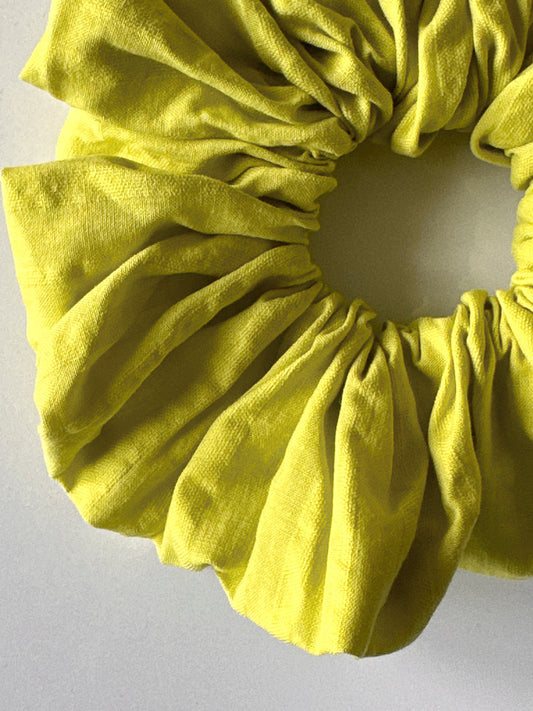 Lime Green Oversized Scrunchie